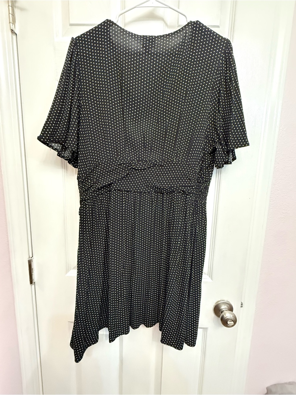 a new day Black Mini Dress with White Polka Dots - Picture 2 of 4